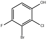 Phenol, 3-bromo-2-chloro-4-fluoro- 구조식 이미지
