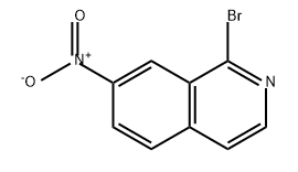 Isoquinoline, 1-bromo-7-nitro- Structure