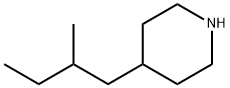 Piperidine, 4-(2-methylbutyl)- Structure