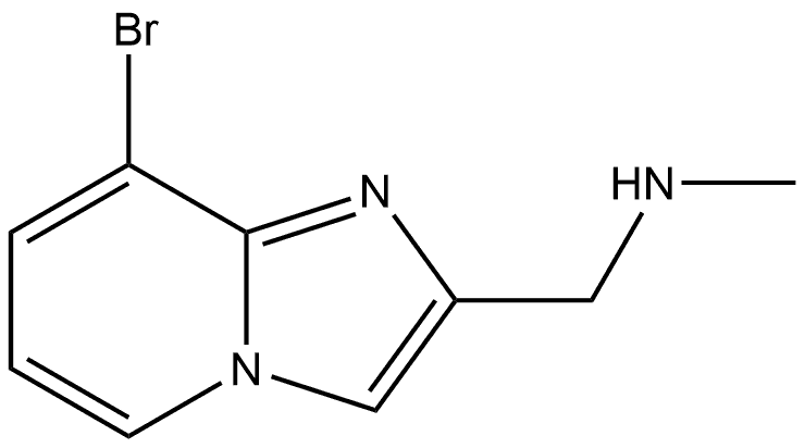 1-(8-bromoimidazo[1,2-a]pyridin-2-yl)-N-methylmethanamine Structure