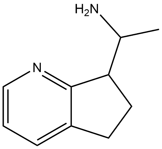 5H-Cyclopenta[b]pyridine-7-methanamine, 6,7-dihydro-α-methyl- Structure