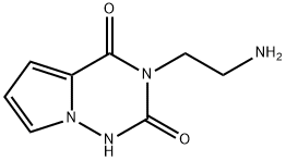 3-(2-aminoethyl)-1H,2H,3H,4H-pyrrolo[2,1-f][1,2,4]t
riazine-2,4-dione Structure