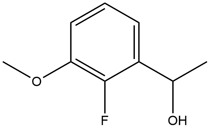 1-(2-Fluoro-3-methoxy-phenyl)-ethanol 구조식 이미지