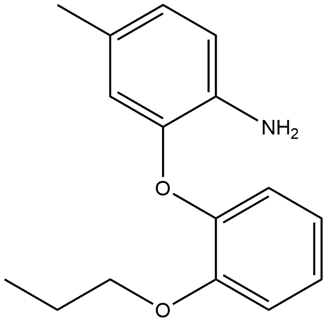 4-Methyl-2-(2-propoxyphenoxy)benzenamine Structure