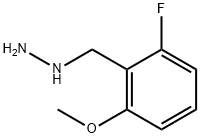 Hydrazine, [(2-fluoro-6-methoxyphenyl)methyl]- Structure