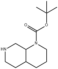 tert-butyl
decahydro-1,7-naphthyridine-1-carboxylate Structure