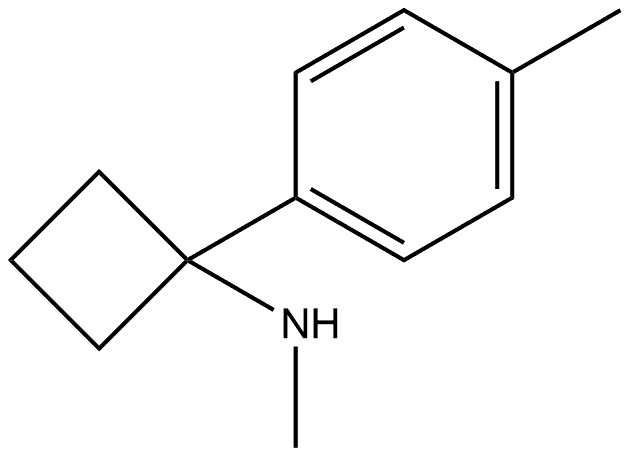 N-Methyl-1-(4-methylphenyl)cyclobutanamine Structure