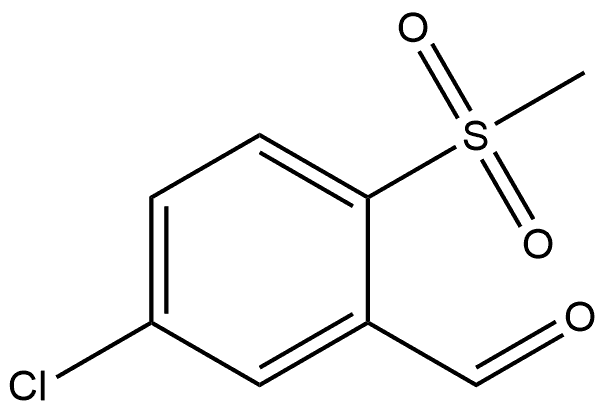 5-Chloro-2-(methylsulfonyl)benzaldehyde Structure