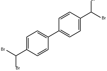 1,1'-Biphenyl, 4,4'-bis(dibromomethyl)- Structure