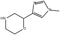 2-(1-methyl-1H-imidazol-4-yl)morpholine 구조식 이미지