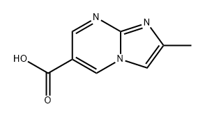 Imidazo[1,2-a]pyrimidine-6-carboxylic acid, 2-methyl- Structure