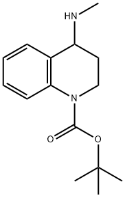 4-Methylamino-3,4-dihydro-2H-quinoline-1-carboxylic acid tert-butyl ester Structure