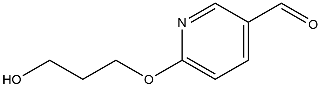 6-(3-Hydroxypropoxy)-3-pyridinecarboxaldehyde Structure