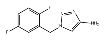 1-(2,5-Difluorobenzyl)-1h-1,2,3-triazol-4-amine Structure