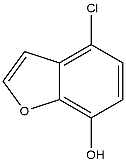 7-Benzofuranol, 4-chloro- 구조식 이미지