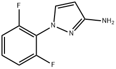 1H-Pyrazol-3-amine, 1-(2,6-difluorophenyl)- 구조식 이미지