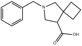 6-Azaspiro[3.4]octane-8-carboxylic acid, 6-(phenylmethyl)- Structure