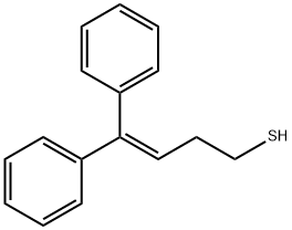 3-Butene-1-thiol, 4,4-diphenyl- Structure