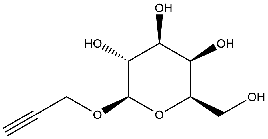 β-D-Galactopyranoside, 2-propyn-1-yl Structure