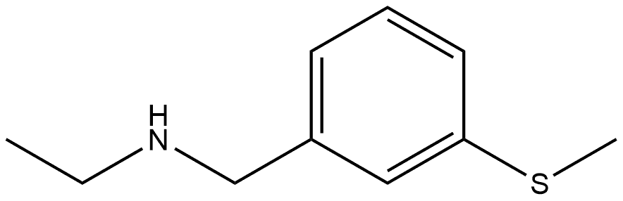 N-Ethyl-3-(methylthio)benzenemethanamine 구조식 이미지