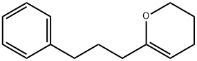 2H-Pyran, 3,4-dihydro-6-(3-phenylpropyl)- Structure