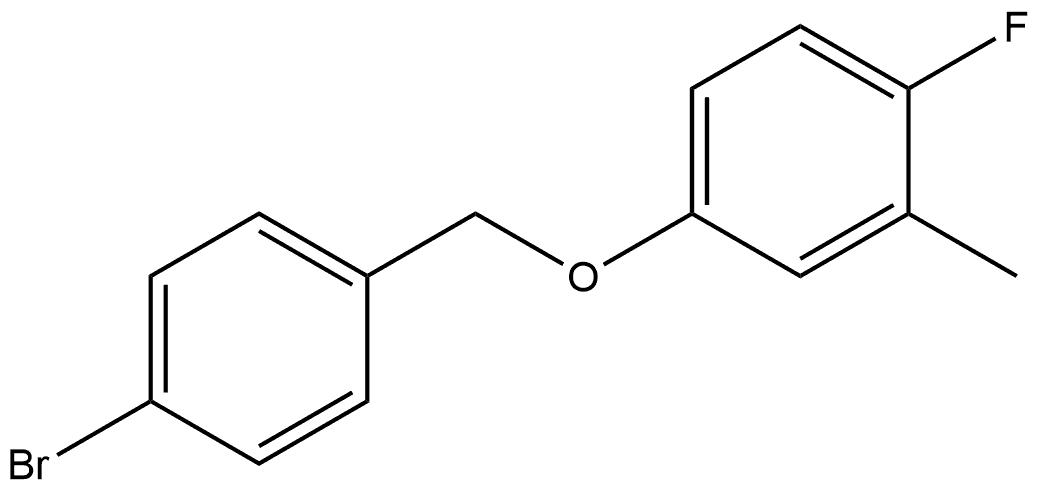 4-[(4-Bromophenyl)methoxy]-1-fluoro-2-methylbenzene Structure