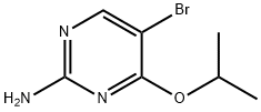 2-Pyrimidinamine, 5-bromo-4-(1-methylethoxy)- 구조식 이미지