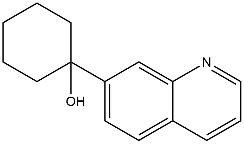 1-(quinolin-7-yl)cyclohexanol Structure