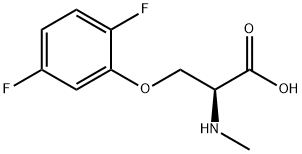 O-(2,5-difluorophenyl)-L-Serine Structure