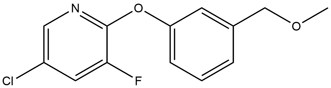 5-Chloro-3-fluoro-2-[3-(methoxymethyl)phenoxy]pyridine Structure