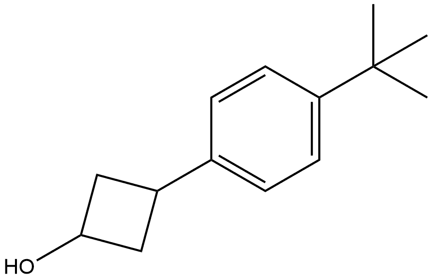 3-[4-(tert-Butyl)phenyl]cyclobutanol Structure