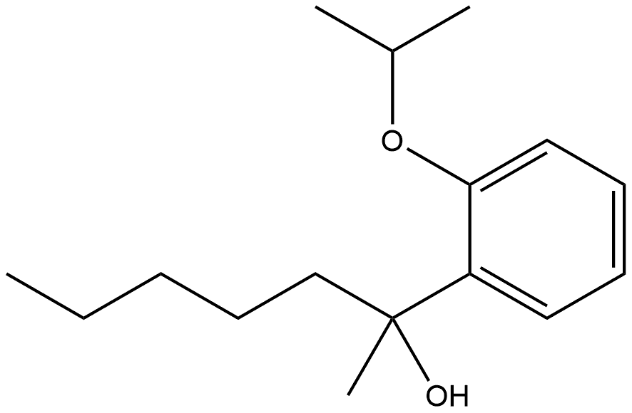 α-Methyl-2-(1-methylethoxy)-α-pentylbenzenemethanol Structure