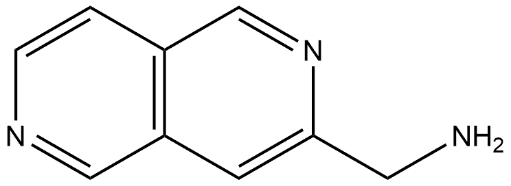 2,6-Naphthyridine-3-methanamine 구조식 이미지