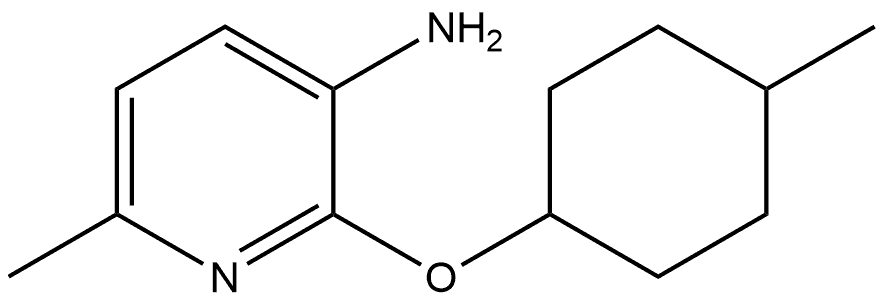 6-Methyl-2-[(4-methylcyclohexyl)oxy]-3-pyridinamine Structure