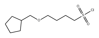 4-(Cyclopentylmethoxy)butane-1-sulfonyl chloride Structure