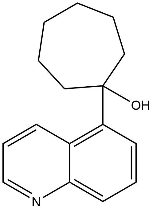 1-(5-Quinolinyl)cycloheptanol Structure