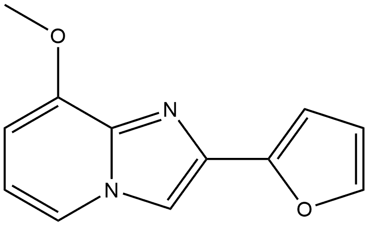 2-(2-Furyl)-8-methoxyimidazo[1,2-a]pyridine Structure