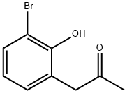 2-Propanone, 1-(3-bromo-2-hydroxyphenyl)- Structure