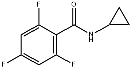 N-cyclopropyl-2,4,6-trifluorobenzamide Structure