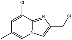 8-chloro-2-(chloromethyl)-6-methylimidazo[1,2-a]pyridine Structure