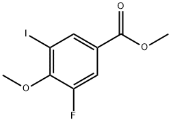 Methyl 3-fluoro-5-iodo-4-methoxybenzoate Structure