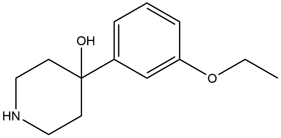 4-(3-ethoxyphenyl)piperidin-4-ol Structure