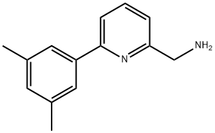 1-[6-(3,5-dimethylphenyl)pyridin-2-yl]methanamine dihydrochloride Structure