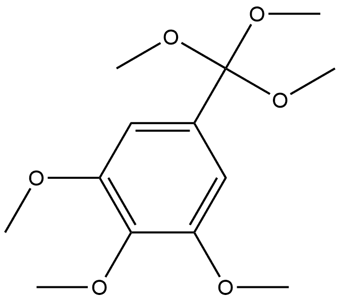 1,2,3-Trimethoxy-5-(trimethoxymethyl)benzene Structure