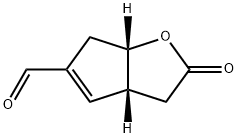 2H-Cyclopenta[b]furan-5-carboxaldehyde, 3,3a,6,6a-tetrahydro-2-oxo-, (3aR,6aS)- Structure