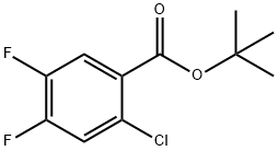 tert-Butyl 2-chloro-4,5-difluorobenzoate Structure