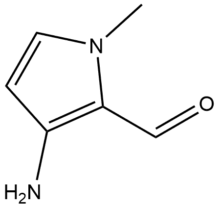 3-amino-1-methyl-pyrrole-2-carbaldehyde Structure