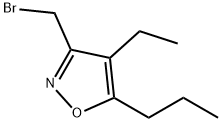 3-(bromomethyl)-4-ethyl-5-propyl-1,2-oxazole Structure