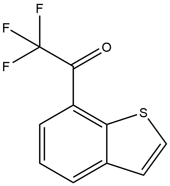 1-(Benzo[b]thiophen-7-yl)-2,2,2-trifluoroethanone Structure