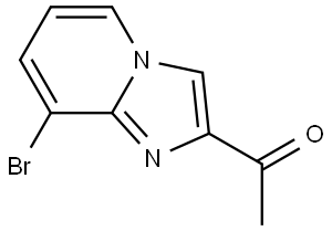 1-{8-bromoimidazo[1,2-a]pyridin-2-yl}ethan-1-one Structure